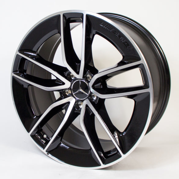 AMG 20 Zoll Felgen Satz CLS C257 5-Doppel-Speichen-Rad schwarz Original Mercedes-Benz