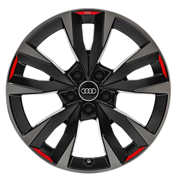 Felgen Audi A3 8Y 18 Zoll schwarz 5-Doppelspeichen Original