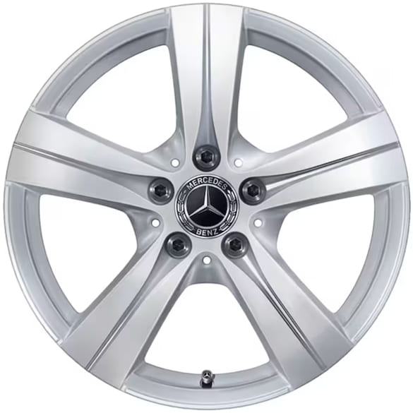 Felgen C-Klasse S206 17 Zoll silber 5-Speichen Original Mercedes-Benz