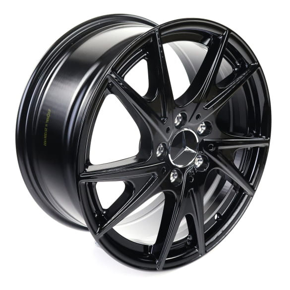 Felgen CLA EQ Shooting Brake X174 17 Zoll 5-Doppelspeichen schwarz Original Mercedes-Benz