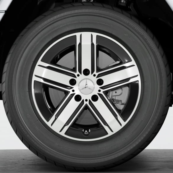 Felgen G-Klasse W465 18 Zoll schwarz 5-Speichen Original Mercedes-Benz