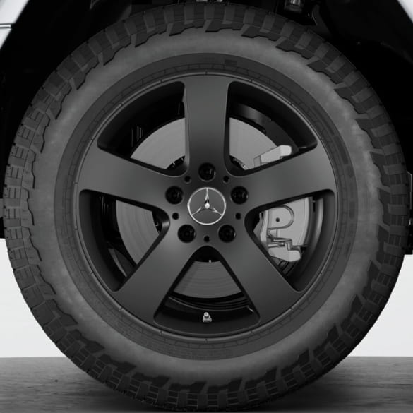 Felgen G-Klasse W465 18 Zoll schwarz matt 5-Speichen Original Mercedes-Benz