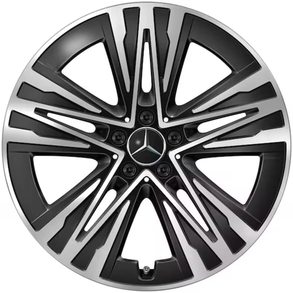 Felgen GLC EQ SUV X540 20 Zoll schwarz 5-Doppelspeichen Original Mercedes-Benz