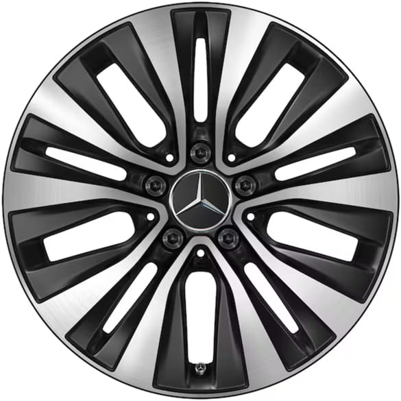 Felgen Mercedes-Benz A-Klasse V177 17 Zoll 5-Doppelspeichen schwarz matt