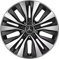 Felgen Mercedes-Benz CLA Shooting Brake X118 17 Zoll 5-Doppelspeichen schwarz matt