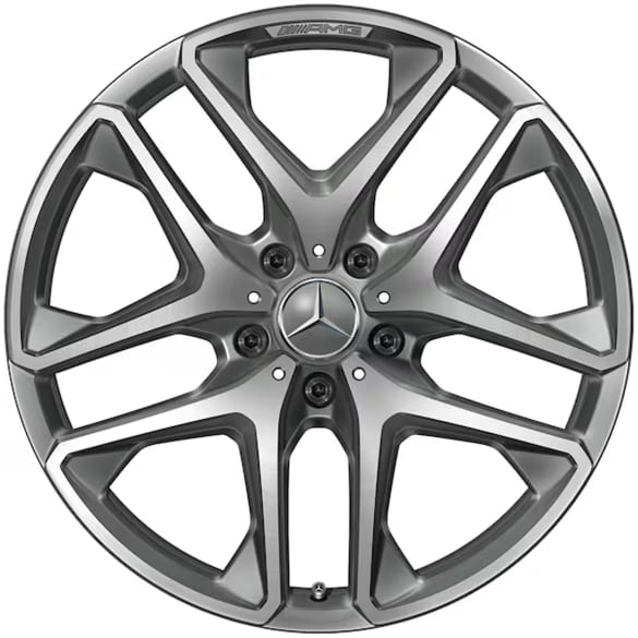 G63 AMG 21 Zoll Felgen Satz G-Klasse W465 5-Doppelspeichen grau Original Mercedes-Benz
