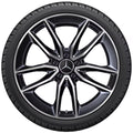 GLA AMG 35 / 45 19 Zoll Felgen Satz H247 5-Doppelspeichen tantalgrau glanzgedreht Mercedes-Benz