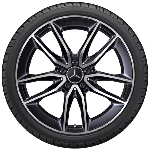 GLB AMG 35 19 Zoll Felgen Satz X247 5-Doppelspeichen tantalgrau glanzgedreht Mercedes-Benz