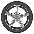 5 Speichen 17 Zoll Felgen Satz CLA Coupé C117 & Shooting Brake X117 Original Mercedes-Benz