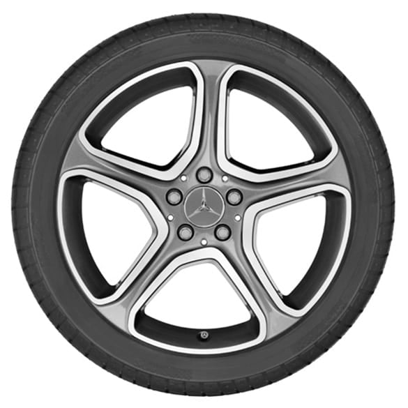 5 Speichen 17 Zoll Felgen Satz CLA Coupé C117 & Shooting Brake X117 Original Mercedes-Benz