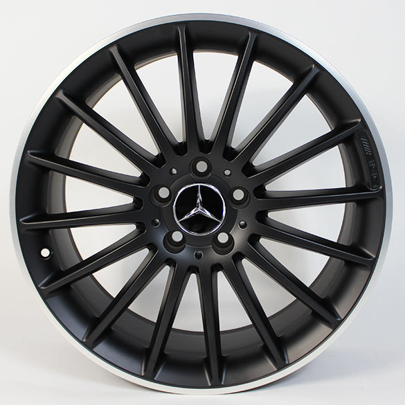 AMG 19 Zoll Felgen Satz A-Klasse W176 Vielspeichen schwarz matt
