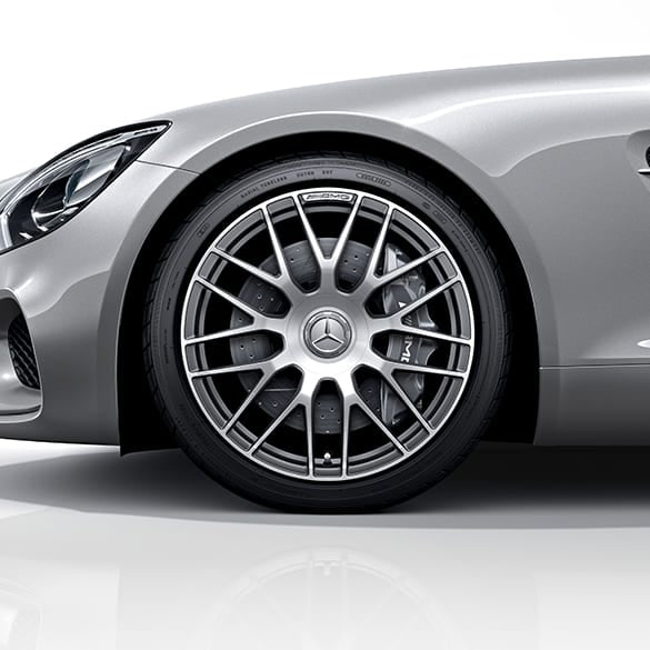 Kreuzspeichen Felgen Satz 19 / 20 Zoll AMG GT C190 silber Original Mercedes-Benz