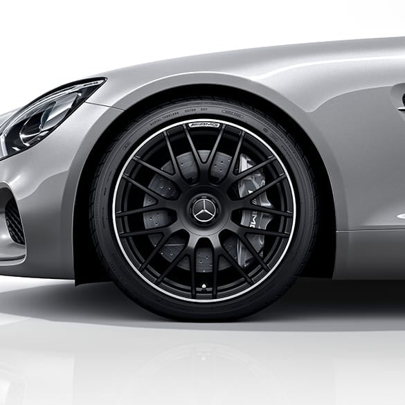 Kreuzspeichen Felgensatz 19 / 20 Zoll AMG GT C190 schwarz Original Mercedes-Benz
