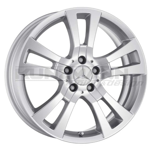 Mercedes Alufelgen Pulaha 7,5 x 18 Zoll ET47 sterlingsilber