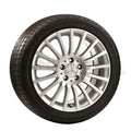 Mercedes Alufelgen 17-Speichen-Design 7,5 x 17 Zoll ET47 titansilber