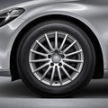 Mercedes-Benz 16 Zoll Felgensatz C-Klasse W205 Vielspeichen-Rad vanadium silber