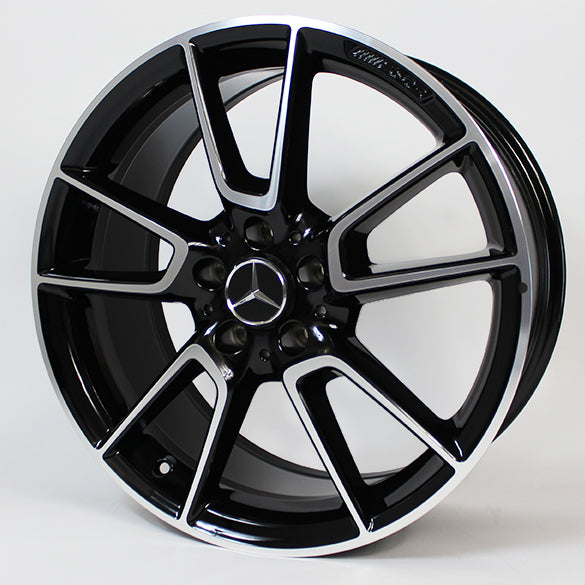 AMG 19 Zoll Felgensatz Mercedes-Benz C-Klasse W205 5-Doppelspeichen-Rad schwarz