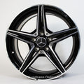 C 43 AMG 18 Zoll Felgen Satz 5-Speichen schwarz C-Klasse W205 Original Mercedes-Benz