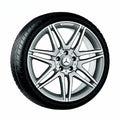 AMG 7-Doppelspeichen-Alufelgen silber 9,5J x 19 ET48