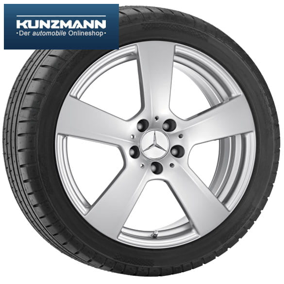 Mercedes 5-Speichen-Design Alufelgen 8,5 x 18 Zoll ET48