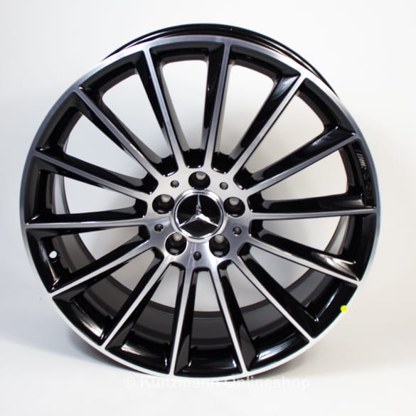 E43 AMG 20 Zoll Felgensatz E-Klasse W213 Vielspeichen schwarz Original Mercedes-Benz