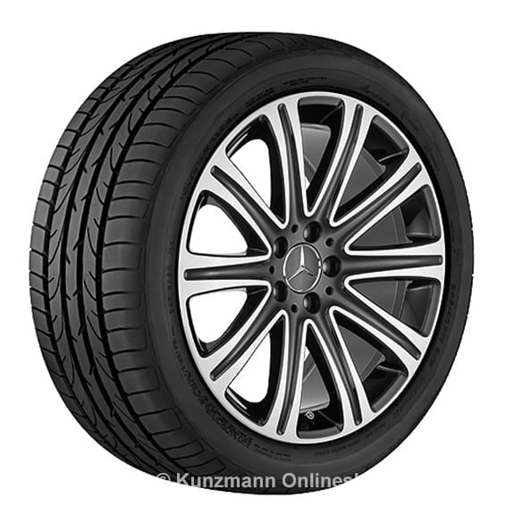 19 Zoll Felgensatz 10-Speichen schwarz SL R231 Original Mercedes-Benz
