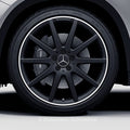 AMG 20 Zoll Felgen Satz GLA X156 glanzgedreht schwarz matt Original Mercedes-Benz