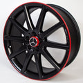 AMG 20 Zoll Felgen Satz GLA X156 Schwarz / Felgenhorn rot Original Mercedes-Benz