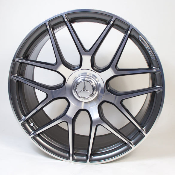 63 AMG 21 Zoll Schmiedefelgen Satz Grau GLC X253/C253 Kreuzspeichen-Design Original Mercedes-Benz