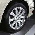 Mercedes Alufelgen 5-Doppel-Speichen-Design 7,5 x 19 Zoll ET47 titansilber