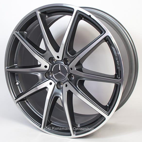 AMG Felgen Satz 20 Zoll 5-Doppelspeichen grau S-Klasse W222 Original Mercedes-Benz