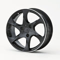 Lorinser Speedy Alufelgen 7,5 x 17 Zoll ET40 schwarz smart fortwo
